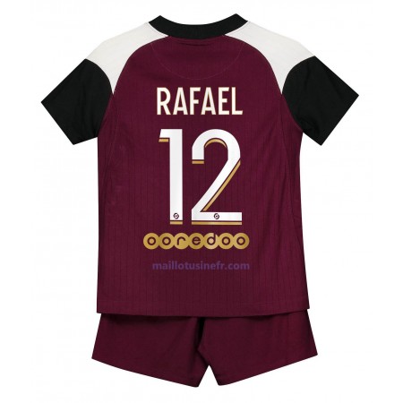 Maillot de Foot Paris Saint-Germain Rafael 12 Troisième 2021 - Enfant
